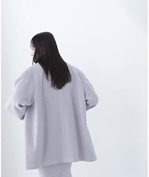 Amazon | ダブルブレストフォルムミドルコート | コート・ジャケット 通販